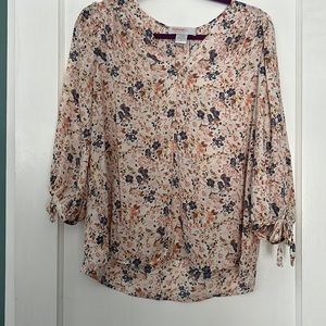Brand new no tags never worn floral half sleeve blouse